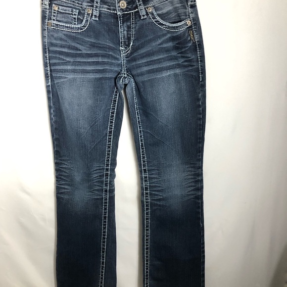 Women’s Silver Aiko Boot Cut Jeans. Size 29/31. - Picture 3 of 10